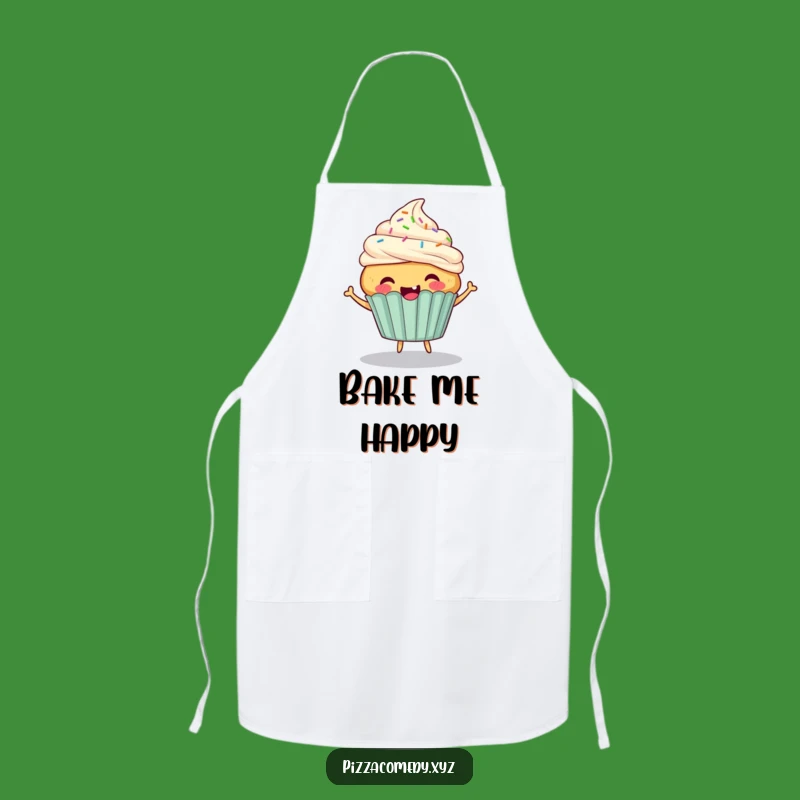 Funny Cupcake Baking Apron: Cook Up Some Sweet Fun in the Kitchen