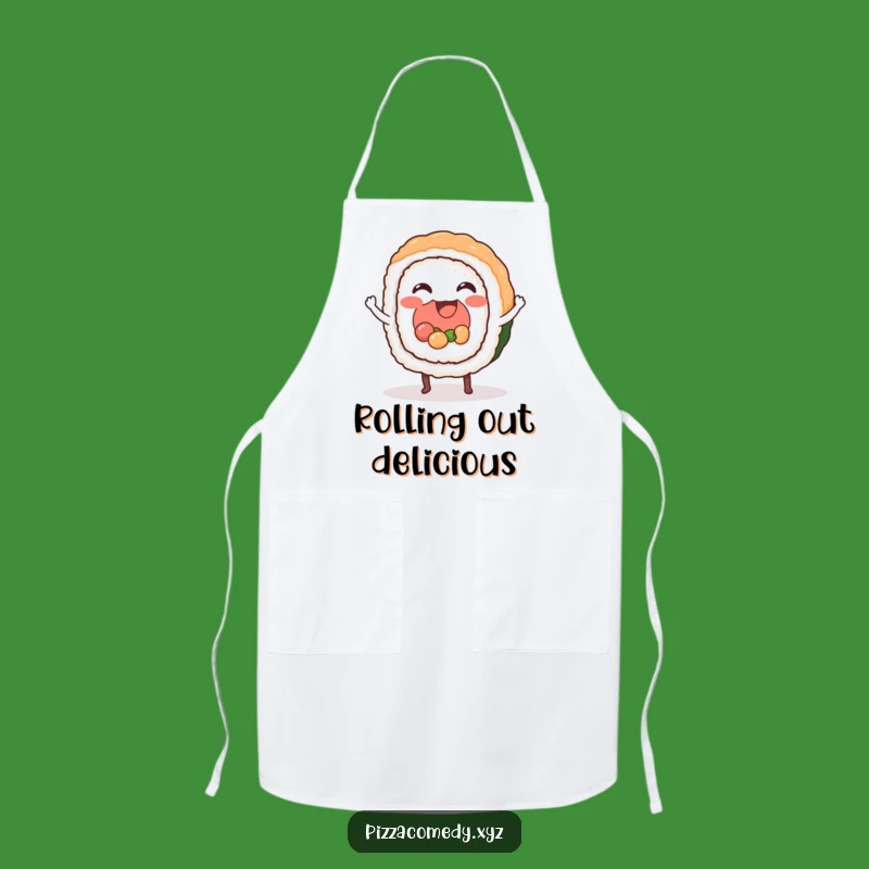 Funny Sushi Roll Dancing Apron: Rhythmic Kitchen Fun, Perfect Funny Gift