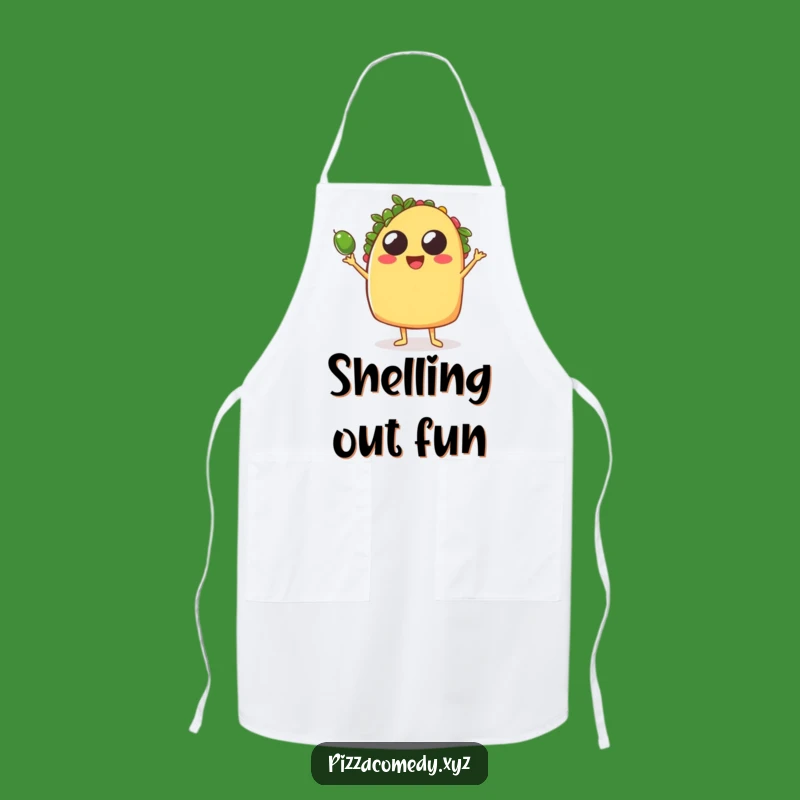 Funny Taco Juggling Apron: Festive Kitchen Fun, Perfect Funny Gift