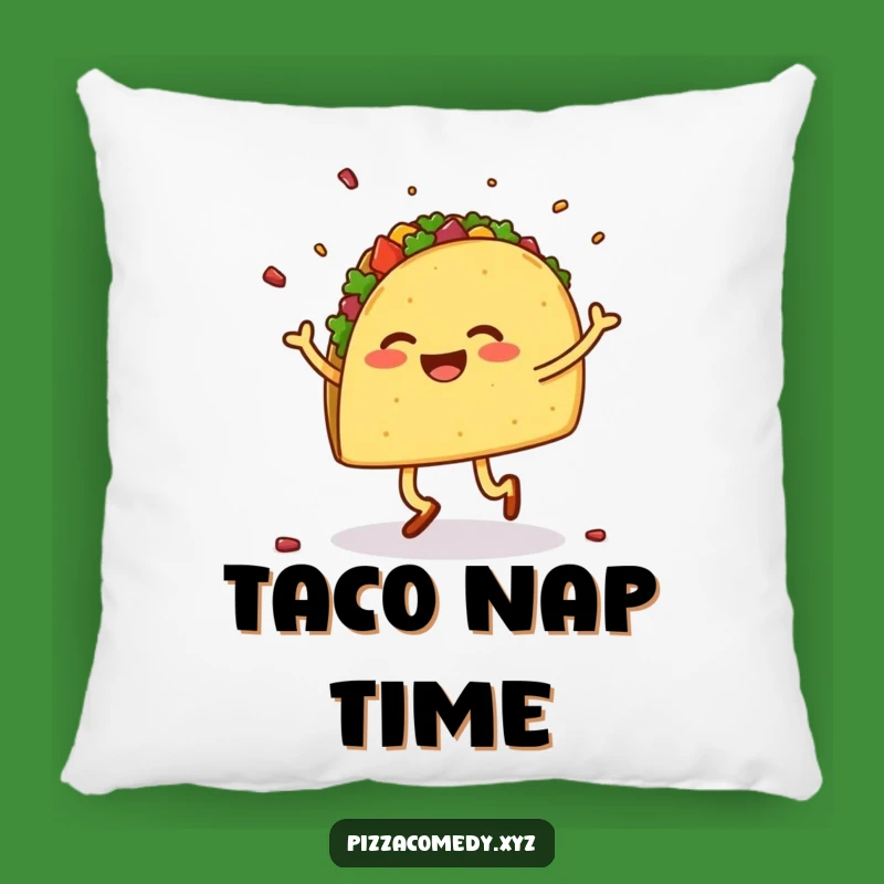 Funny Dancing Taco Pillow - Comfy Fiesta Decor