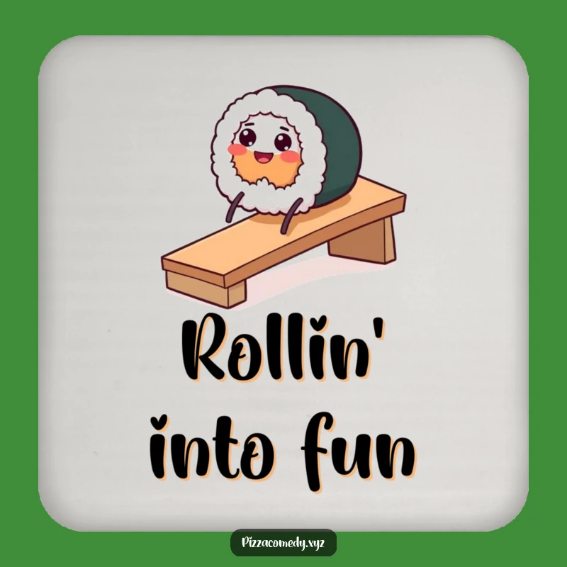 Funny Sushi Roll Coaster - Protect Surfaces with Playful Style