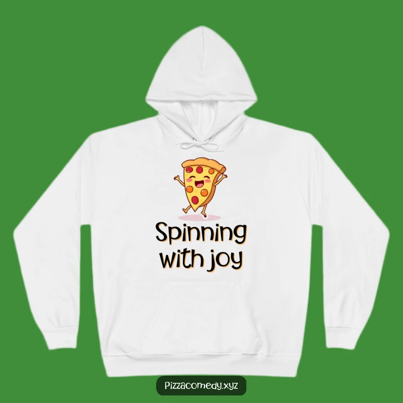 Funny Pizza Cartwheel Hoodie: Cozy Foodie Comfort, Perfect Funny Gift