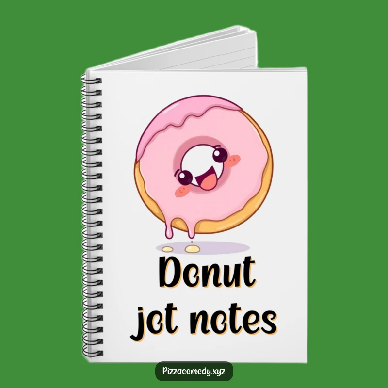 Funny Donut Somersault Notebook: Jot Down Ideas With Sweet Whimsy