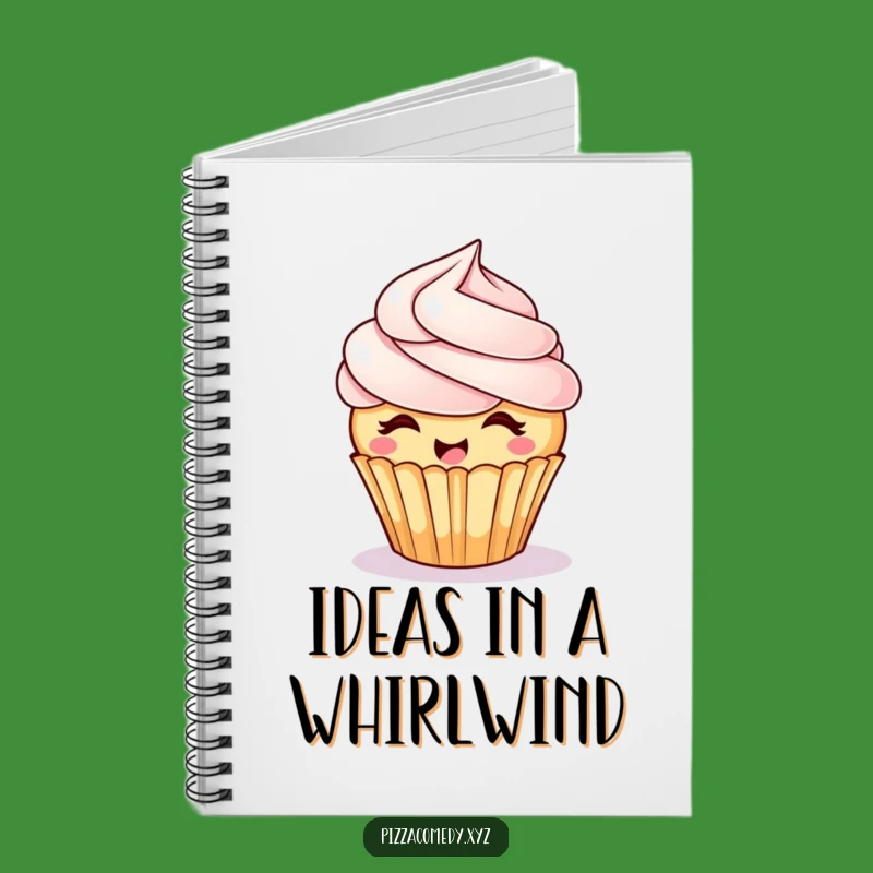 Funny Giggling Cupcake Notebook: Jot Down Sweet Ideas, Hilarious Cover, Perfect Funny Gift!
