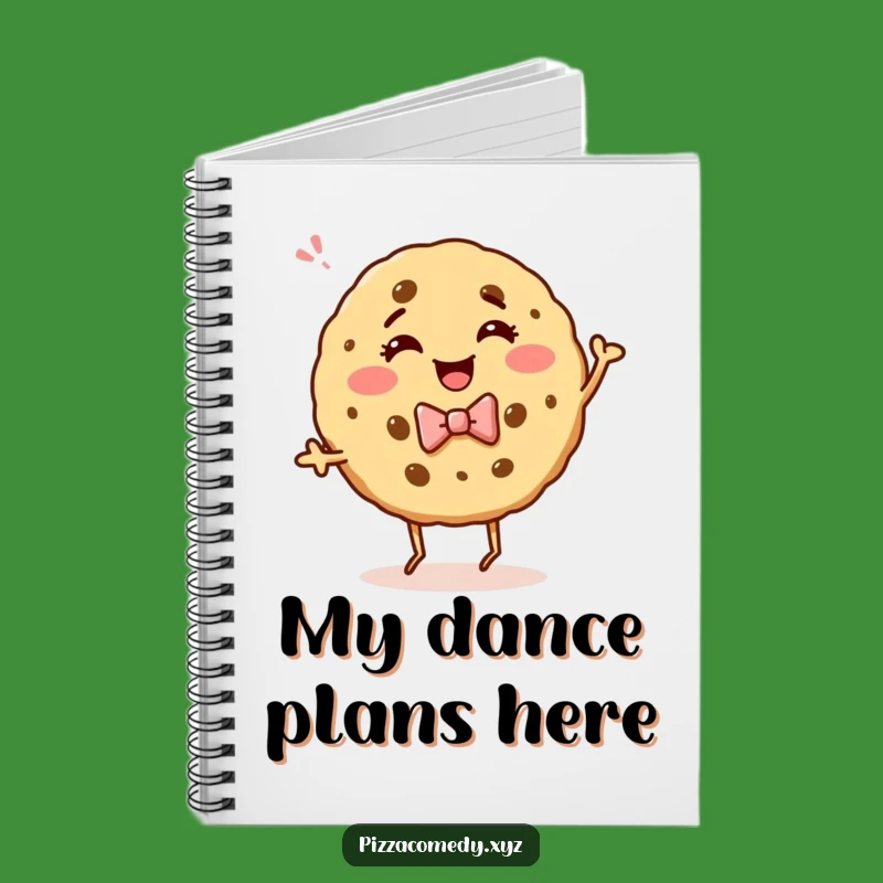 Funny Cookie Dance Notebook: Journal Giggling Bow Tie Cookie, Creative & Hilarious Funny Gift