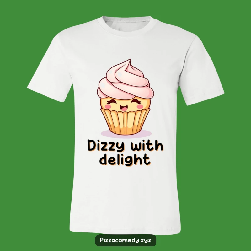 Funny Giggling Cupcake T-Shirt: Whimsical Dessert Tee, Perfect Funny Gift!
