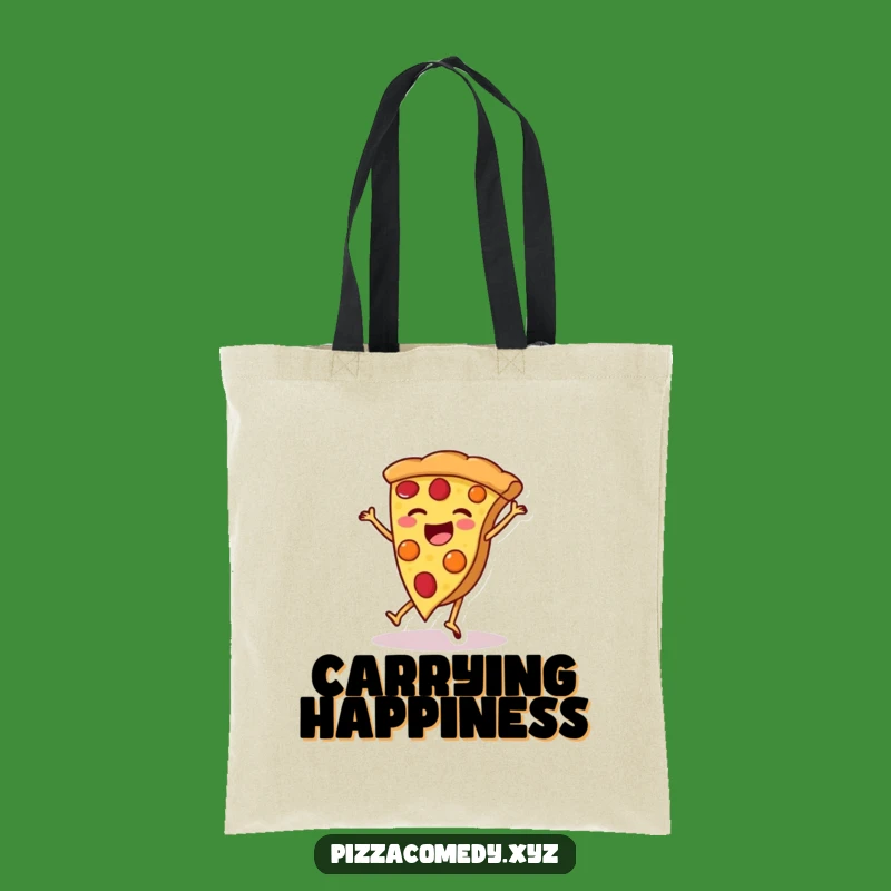 Funny Pizza Cartwheel Tote Bag: Carry Your Fun, Perfect Funny Gift Bag