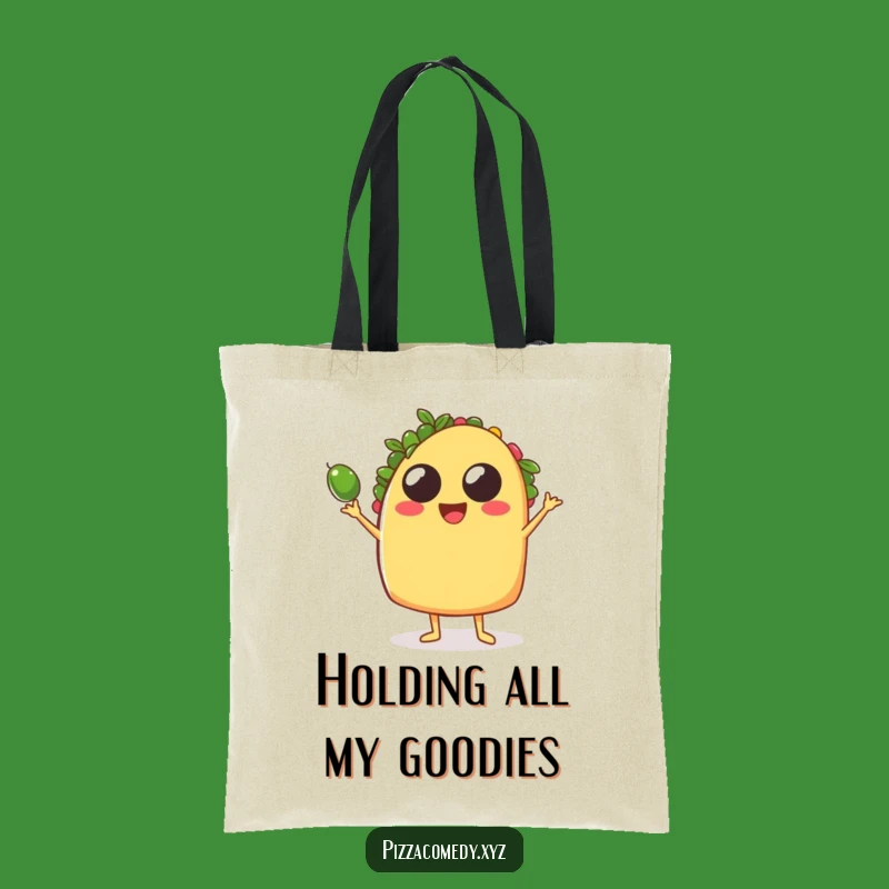 Funny Taco Juggling Tote Bag: Carry Your Fiesta, Perfect Funny Gift Bag